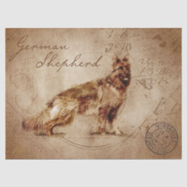 Ontkoppeling van herder tissuepapier