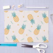 Ontkoppeling van het ananassapatroon tissuepapier (Craft)