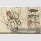  ontkoppeling van het Antiek aan de oceaan Tissuepapier (Voorkant)