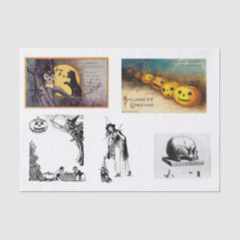 Ontkoppeling van het collectie Halloween Tissuepapier