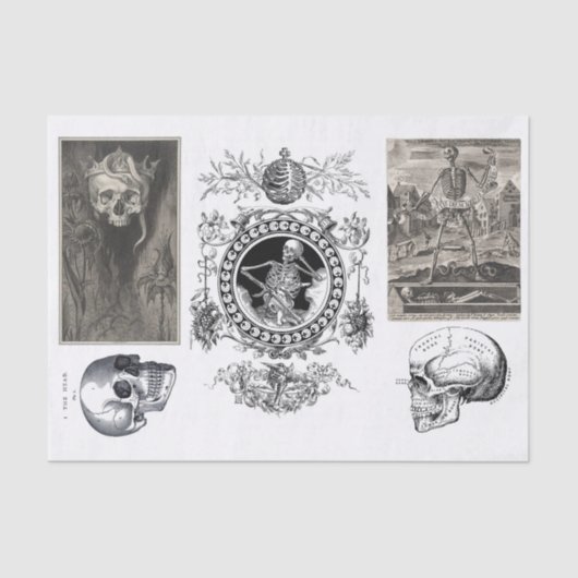 Ontkoppeling van het collectie Halloween Tissuepapier (Voorkant)