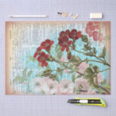  ontkoppeling van het "Floral Humble Dictionary" Tissuepapier (Craft)