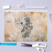 ontkoppeling van het franse ephemera - tijdperk tissuepapier (Craft)