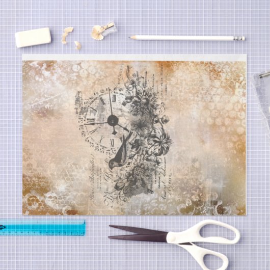 ontkoppeling van het franse ephemera - tijdperk tissuepapier (Craft)