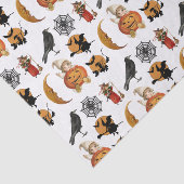 ontkoppeling van het Halloween-patroon Tissuepapier (Detail)