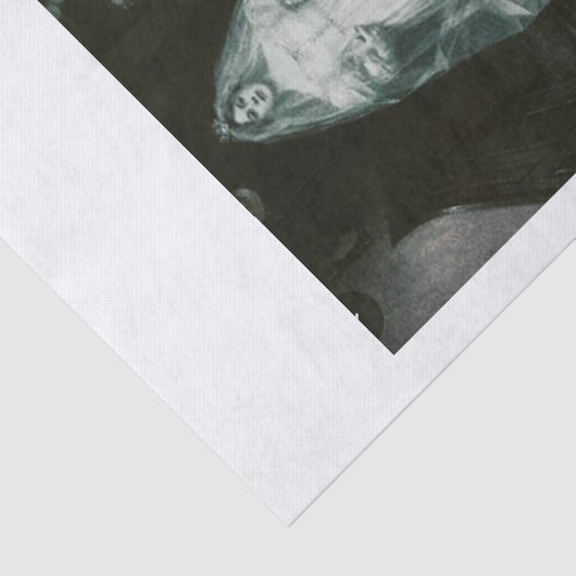 Ontkoppeling van het halloween-spookbride tissuepapier (Detail)