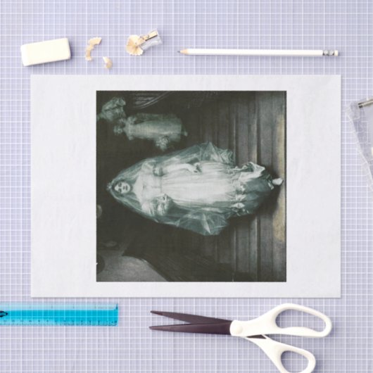 Ontkoppeling van het halloween-spookbride tissuepapier (Craft)