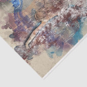 Ontkoppeling van het kunstwerk College Tissuepapier (Detail)