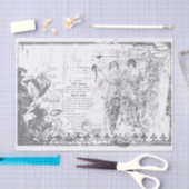 Ontkoppeling van het lijst voor dames tissuepapier (Craft)