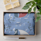 Ontkoppeling van het Nobelbootspatroon Tissuepapier (Geschenk)