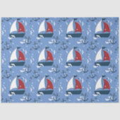 Ontkoppeling van het Nobelbootspatroon Tissuepapier (Voorkant)