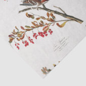 Ontkoppeling van het patroon Sparrows en Branches Tissuepapier (Detail)