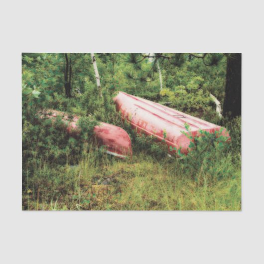 ontkoppeling van het rode kanaal van de Camping Tissuepapier (Voorkant)