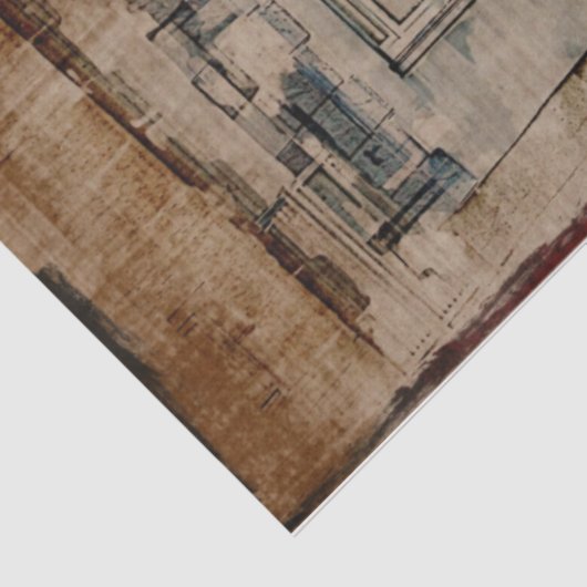 ontkoppeling van het stadsdeel tissuepapier (Detail)