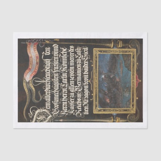 Ontkoppeling van kalkhoudende kalligrafie tissuepapier (Voorkant)