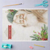  ontkoppeling van kerstman en kerstgroen tissuepapier (Craft)