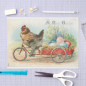 ontkoppeling van kippeneieren en paaseieren tissuepapier (Craft)