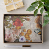 ontkoppeling van kleurrijke flora tissuepapier (Geschenk)