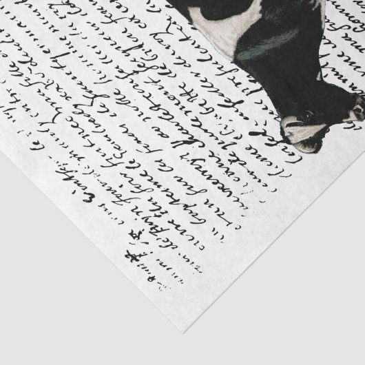 Ontkoppeling van Koe van ontwerper Tissuepapier (Detail)