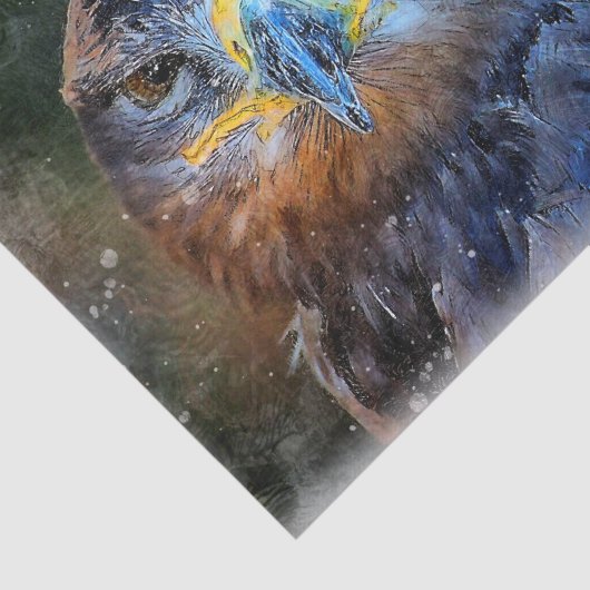 Ontkoppeling van kunstwerk voor vogels tissuepapier (Detail)