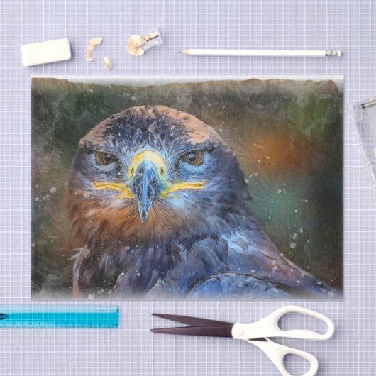 Ontkoppeling van kunstwerk voor vogels tissuepapier (Craft)