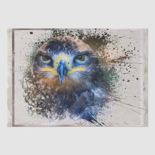 Ontkoppeling van kunstwerk voor vogels tissuepapier (Voorkant)