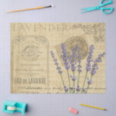 Ontkoppeling van lavendel tissuepapier (Craft)