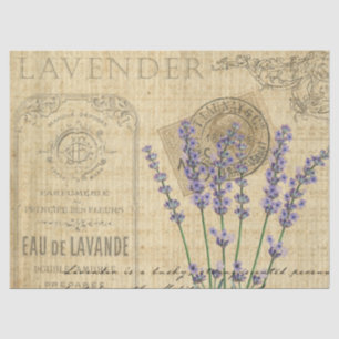 Ontkoppeling van lavendel tissuepapier