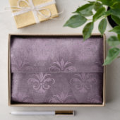 Ontkoppeling van lavender Fleur de Lis Damask Tissuepapier (Geschenk)