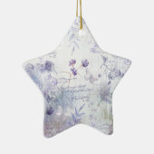 Ontkoppeling van lavender Flowers Keramisch Ornament (Rechts)