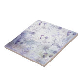 Ontkoppeling van lavender Flowers Tegeltje (Zijkant)