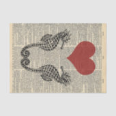 ontkoppeling van  liefdesharten tissuepapier (Voorkant)