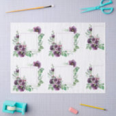 Ontkoppeling van Lijst van Floral Tissuepapier (Craft)