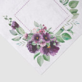 Ontkoppeling van Lijst van Floral Tissuepapier (Detail)