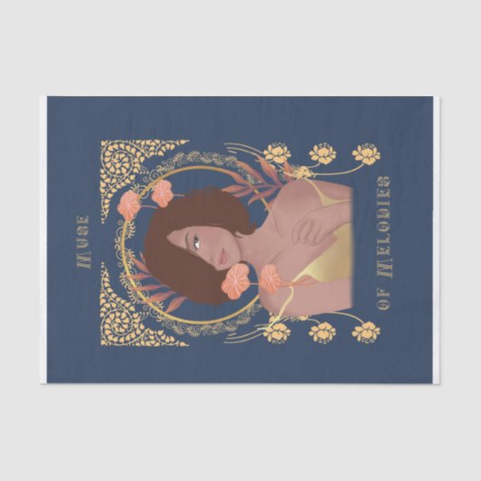 Ontkoppeling van melodieën tissuepapier (Voorkant)