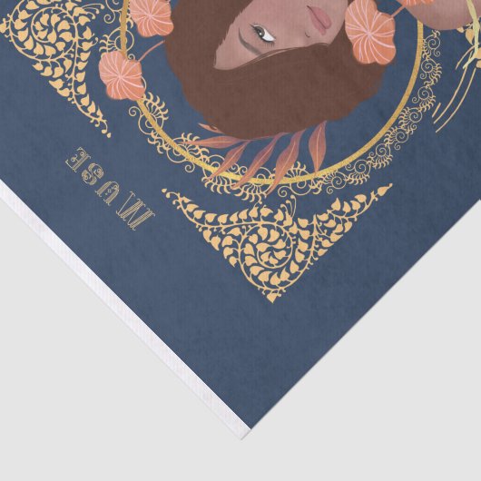 Ontkoppeling van melodieën tissuepapier (Detail)