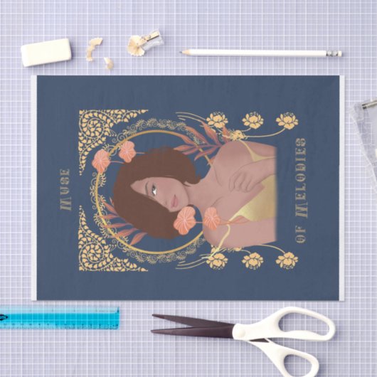 Ontkoppeling van melodieën tissuepapier (Craft)