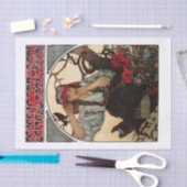  ontkoppeling van Mucha-kunst Tissuepapier (Craft)