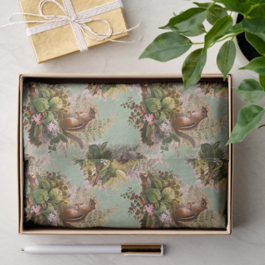 Ontkoppeling van munken en vogels tissuepapier (Geschenk)