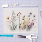 ontkoppeling van natuurgebieden in franse waterver tissuepapier (Craft)