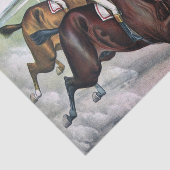 Ontkoppeling van  paardenras tissuepapier (Detail)