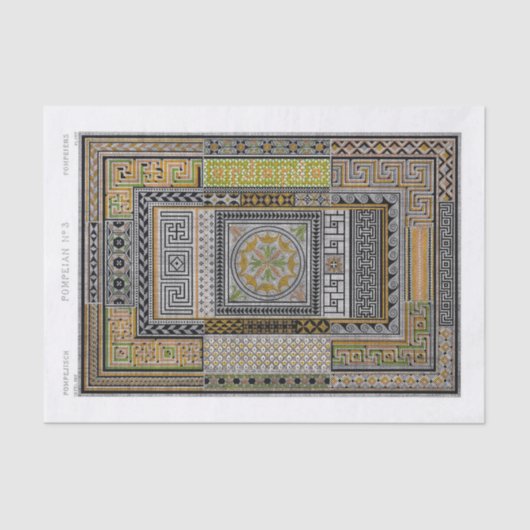 ontkoppeling van patroon tissuepapier (Voorkant)