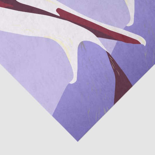 Ontkoppeling van Pelican Pelicans Tissuepapier (Detail)