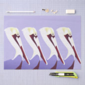 Ontkoppeling van Pelican Pelicans Tissuepapier (Craft)