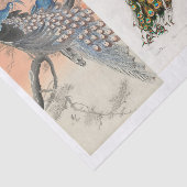 Ontkoppeling van peracock en vlinder tissuepapier (Detail)