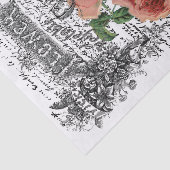 Ontkoppeling van Roos van bloem Tissuepapier (Detail)