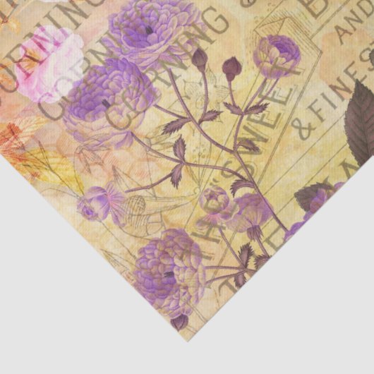 Ontkoppeling van  Rozen en bijen Tissuepapier (Detail)