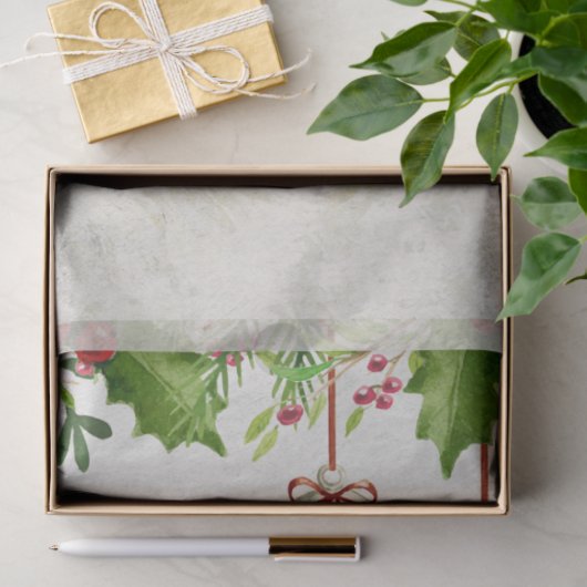  ontkoppeling van Santa en Jingle Bells Tissuepapier (Geschenk)