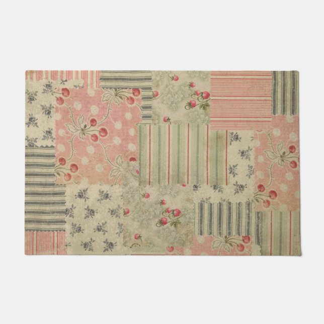  ontkoppeling van Shabby Chic Cherry Deurmat (Voorkant)