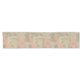 ontkoppeling van Shabby Chic Cherry Korte Tafelloper (Horizontaal)